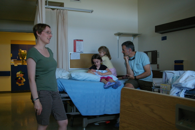 Brian, Sharon and Lucy Meeting Ian