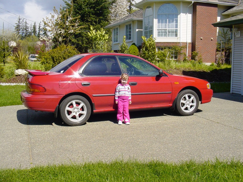 Miranda (3) with the Subaru