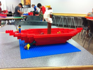 My pirate boat.....with Mermaid