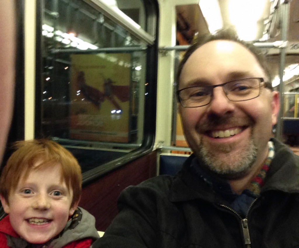 Ian and I on the C-Train