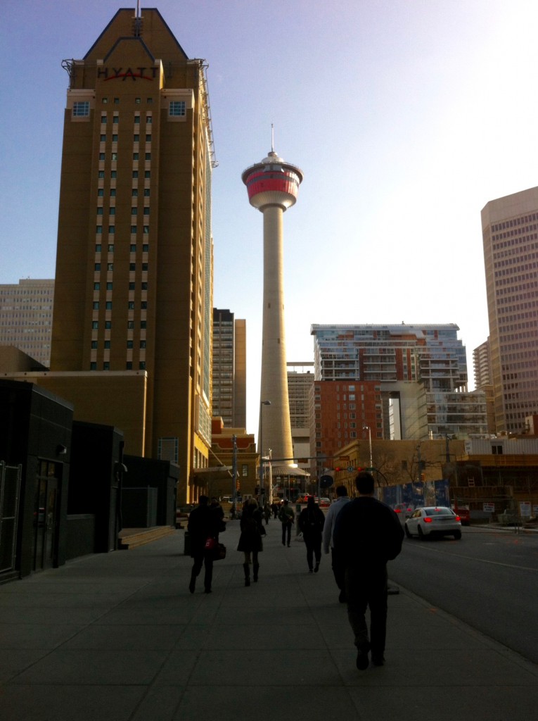 Calgary Tower (and Hyatt Hotel)