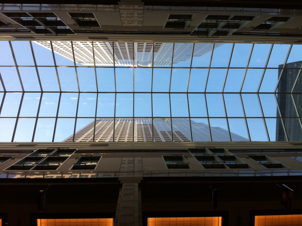 Bankers Hall East and West from inside the atrium