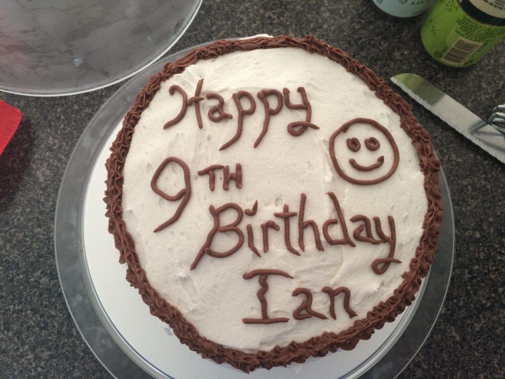 Ian's birthday cake